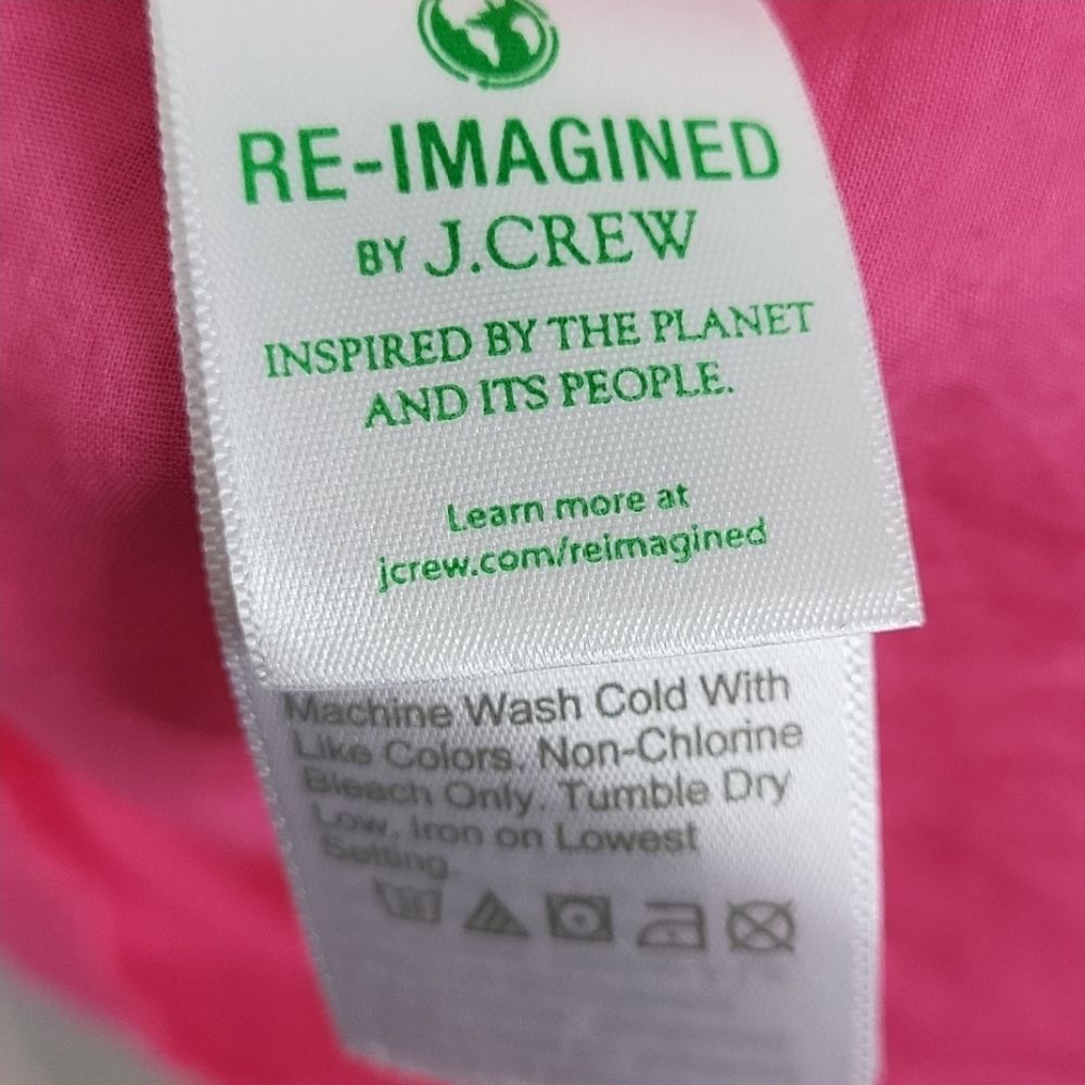 J.Crew breezy cotton pink dress. Size XS - Picture 7 of 8